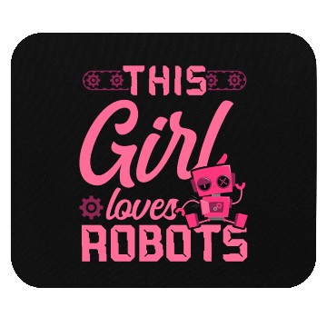 Discover Robot Robotics Engineer Girl This Mouse Pads
