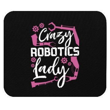 Discover Robot Robotics Engineer Female Mouse Pads