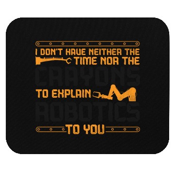 Discover Robot Robotics Engineer Vintage I Mouse Pads
