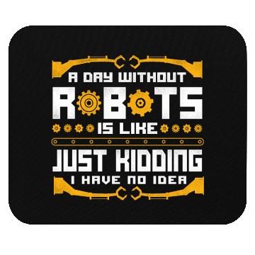 Discover Robot Robotics Engineer Vintage A Mouse Pads