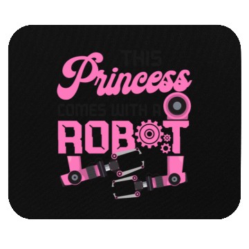 Discover Robot Robotics Engineer Female Mouse Pads