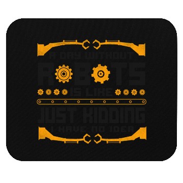 Discover Robot Robotics Engineer Vintage A Mouse Pads