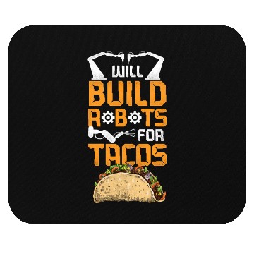 Discover Robot Robotics Engineer Taco Mouse Pads