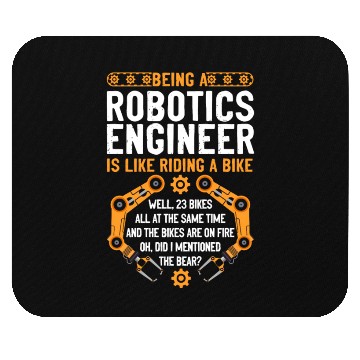 Discover Robot Robotics Engineer Vintage Mouse Pads