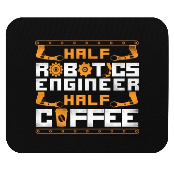 Discover Robot Robotics Engineer Coffee Mouse Pads