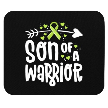 Discover Son Of A Warrior Lymphoma Cancer Awareness Family Mouse Pads