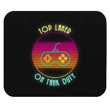 Discover Gaming Top Laner Tank Duty Neon Mouse Pads
