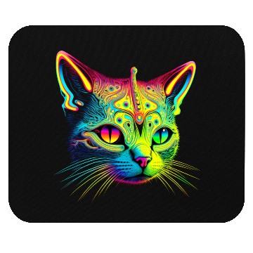Discover Alien cosmic cat Mouse Pads