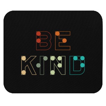 Discover Retro Kindness Braille Language Braille Alphabet Mouse Pads