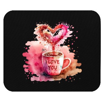 Discover I love you Mouse Pads