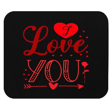 Discover I love you Mouse Pads