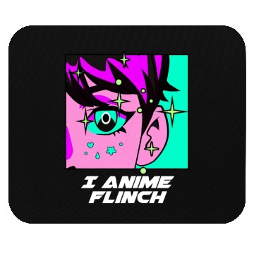 Discover I Anime Flinch Funny Japanese Humor Japan Kawaii A Mouse Pads