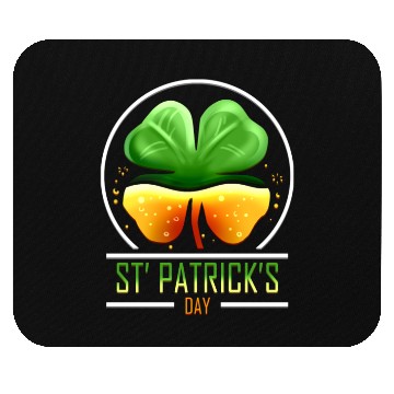 Discover Four Leaf Clover For St Patricks Day Mouse Pads
