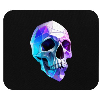 Discover Polygon Skull Art Mouse Pads