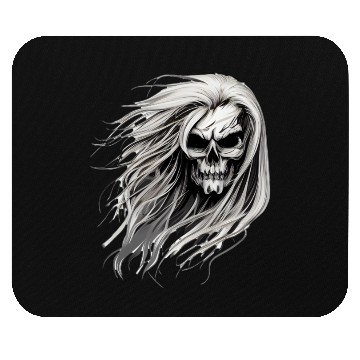 Discover Skull and Tresses Mouse Pads