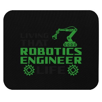 Discover Robot Robotics Engineer Living Mouse Pads