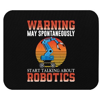 Discover Robot Robotics Engineer Retro Mouse Pads