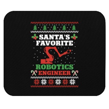 Discover Robot Robotics Engineer Christmas Mouse Pads