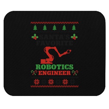 Discover Robot Robotics Engineer Christmas Mouse Pads