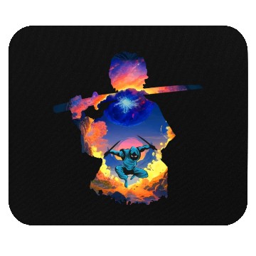 Discover Sunset Samurai Warrior Mouse Pads