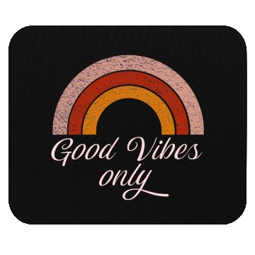 Discover Good V ONLY Orange Rainbow Mouse Pads