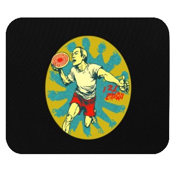 Discover Ultimate Frisbee Retirement Appreciation Pop Art Mouse Pads