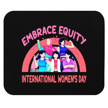 Discover International Women's Day Embrace Equity Mouse Pads