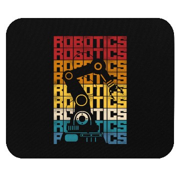 Discover Robot Robotics Engineer Retro Mouse Pads