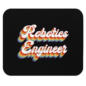 Discover Robot Robotics Engineer Retro Mouse Pads