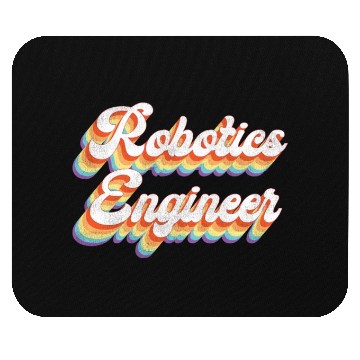 Discover Robot Robotics Engineer Retro Mouse Pads