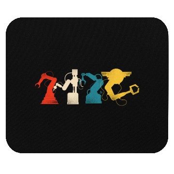 Discover Robot Robotics Engineer Retro Mouse Pads