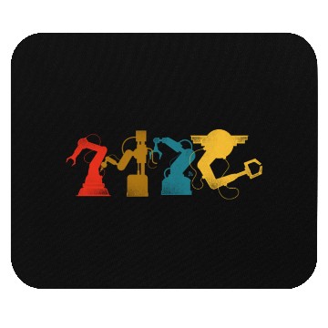 Discover Robot Robotics Engineer Retro Mouse Pads