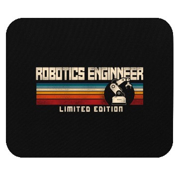 Discover Robot Robotics Engineer Retro Mouse Pads