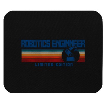 Discover Robot Robotics Engineer Retro Mouse Pads