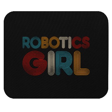Discover Robot Robotics Engineer Girl Mouse Pads