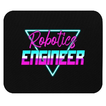 Discover Robot Robotics Engineer Retro Mouse Pads