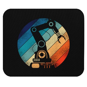 Discover Robot Robotics Engineer Retro Mouse Pads
