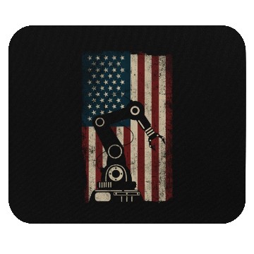 Discover Robot Robotics Engineer American Mouse Pads