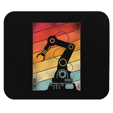 Discover Robot Robotics Engineer Retro Mouse Pads