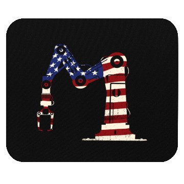 Discover Robot Robotics Engineer American Mouse Pads