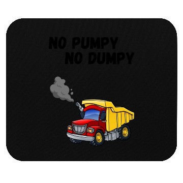 Discover Dump Truck Pump Cover Mouse Pads