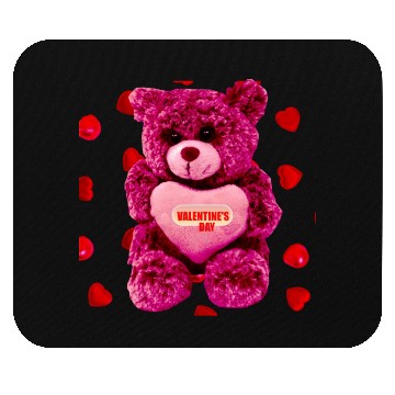 Discover Lovely Valentine's Day Teddy Bear Mouse Pads