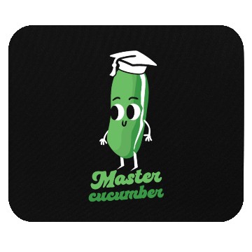 Discover Master Cucumber Vegetarian Vegetable Veggies Vegan Mouse Pads