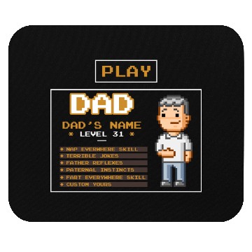 Discover play dad - father's day gift Mouse Pads