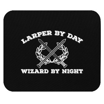 Discover Larper By Day Wizard By Night Mouse Pads
