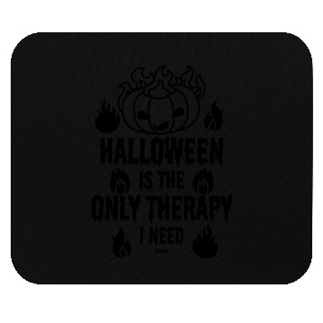 Discover Halloween Therapy Funny saying gift Mouse Pads