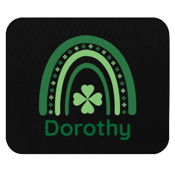 Discover Dorothy Clover Charm Boho Rainbow Mouse Pads