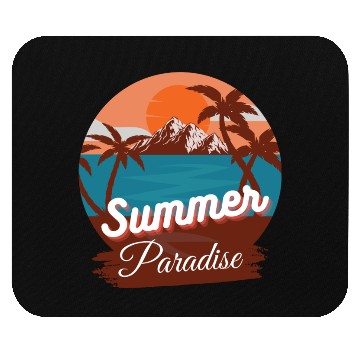 Discover Summer paradise Mouse Pads
