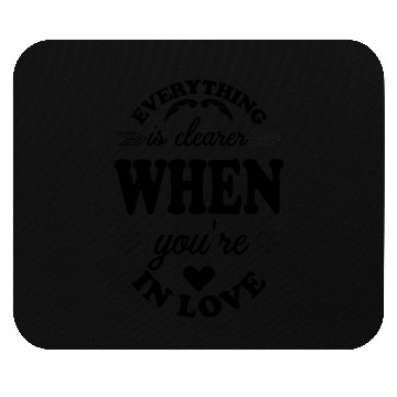 Discover Valentine s Day with a unique typography design Mouse Pads