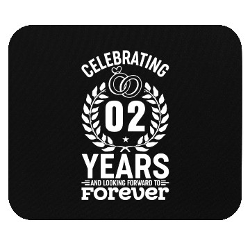 Discover Celebrating 2 Year - 2nd Wedding Anniversary Since Mouse Pads